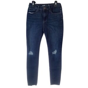 Old Navy Rockstar Jeggings Size 14 Dark Wash High Rise Distressed